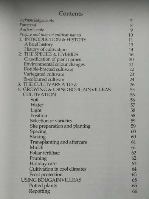 BOUGAINVILLEA GROWERS HANDBOOK for SOUTHERN AFRICA JAN IREDELL