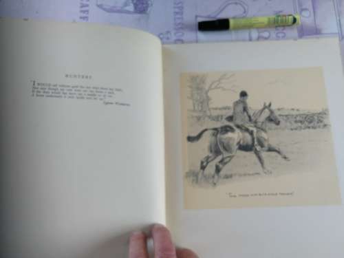 OSSES and OBSTACLES by SNAFFLES 1935 ( CHARLES JOHNSON PAYNE  )  pencil sketches of horses