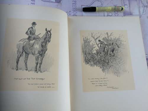OSSES and OBSTACLES by SNAFFLES 1935 ( CHARLES JOHNSON PAYNE  )  pencil sketches of horses