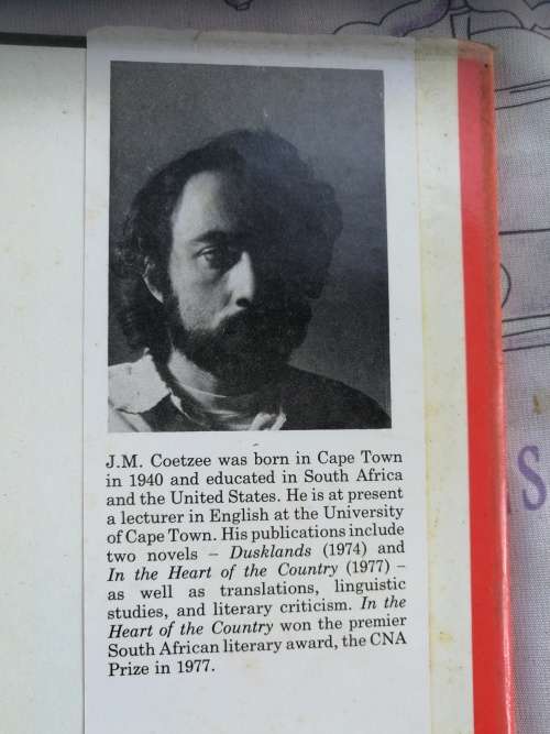 WAITING FOR THE BARBARIANS J M COETZEE First Published in S A 1981 Hardcover