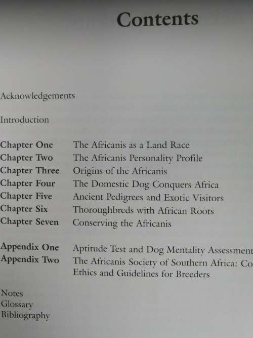THE STORY OF THE AFRICAN DOG JOHAN GALLANT ( Signed by the Author )