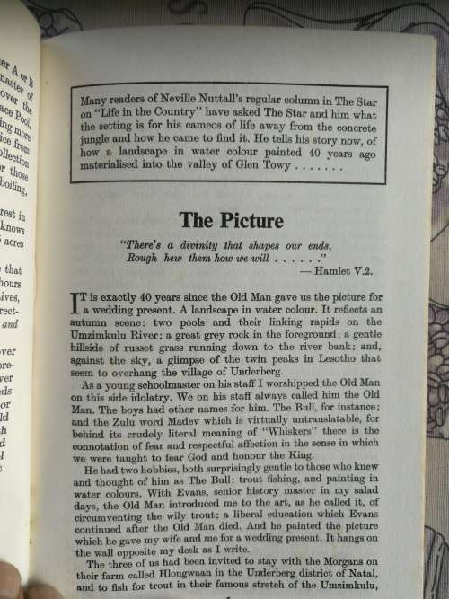 LIFE IN THE COUNTRY  A FISHERMAN`S PHILOSOPHY  NEVILLE NUTTALL ( please note condition of covers )