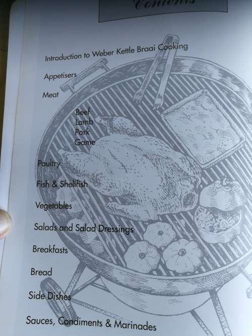 WEBER COOKING SOUTH AFRICAN STYLE SHIRLEY GUY MARTY KLINZMAN Over 100 Recipes  Kettle Braai
