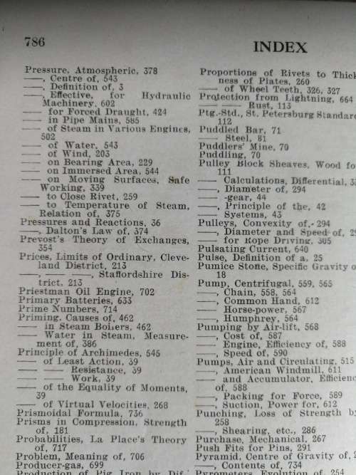 THE ENGINEERS HANDBOOK comprising Facts and Formulae Principles and Practice Prof HENRY ADAMS Vol 11