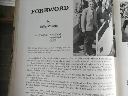 ERIC LITCHFIELD'S BOOK OF SOCCER First Edition 1965  ( Soccer  football in South Africa )