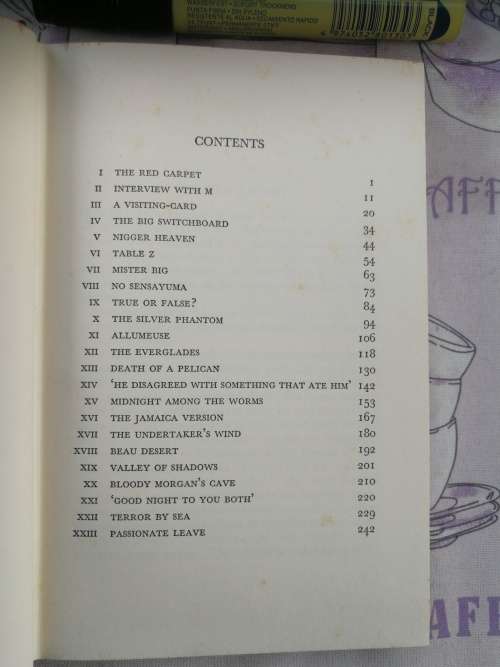 LIVE AND LET DIE IAN FLEMING ( James Bond ) ( First Edition - Reprint Library 1954 )