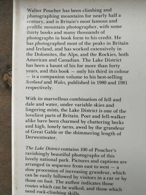 THE LAKE DISTRICT W A POUCHER ( United Kingdom travel and photography  )