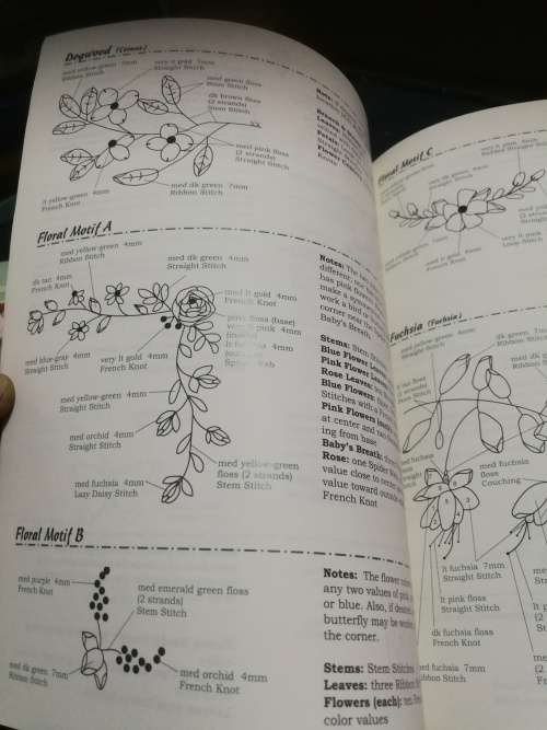 RIBBON EMBROIDERY 2 Books Step by Step Di van Niekerk plus An Encyclopedia of Ribbon Embroidery