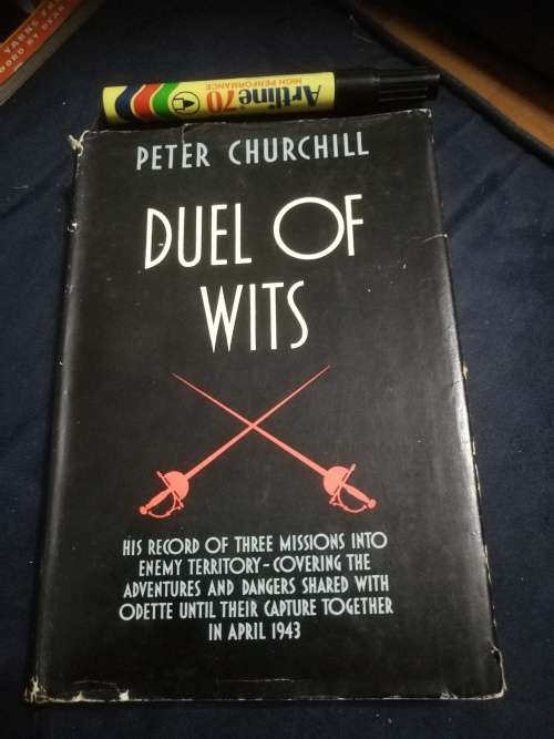 DUEL OF WITS PETER CHURCHILL  First Edition 1953 ( World War Two WW2 second world war