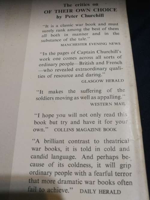 DUEL OF WITS PETER CHURCHILL  First Edition 1953 ( World War Two WW2 second world war