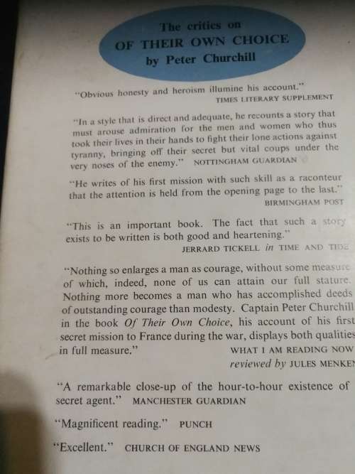 DUEL OF WITS PETER CHURCHILL  First Edition 1953 ( World War Two WW2 second world war
