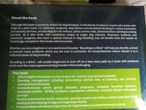 BREEDING IS A BITCH Reference book on dog breeding KGM de Cramer ( dogs )