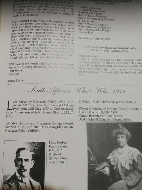 THE FAMILY BLAINE ( BLAYNE ) A GENEALOGY by MATTHEW GILLON BLAINE