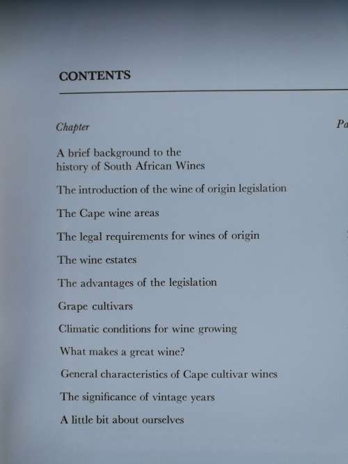 BERTRAMS GUIDE TO SOUTH AFRICAN WINES of ORIGIN ERIC H BOLSMANN ( wine farm cellar wine maker )