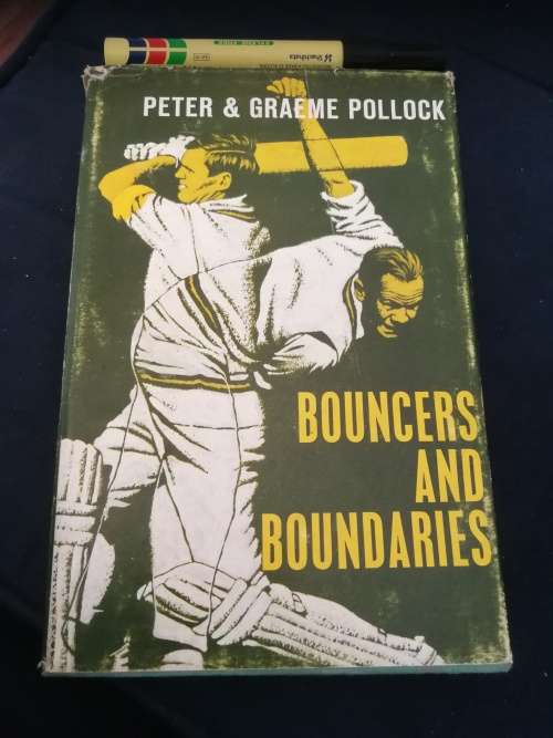 PETER and GRAEME POLLOCK BOUNCES and BOUNDARIES ( South African Cricket 1968 )