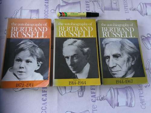 Bertrand Russell Autobiography 3 Volume Softcover Set