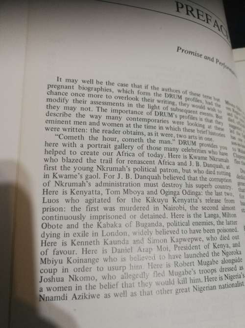 PROFILES OF AFRICA A Drum Publication Volume III Editor in Chief J R A Bailey