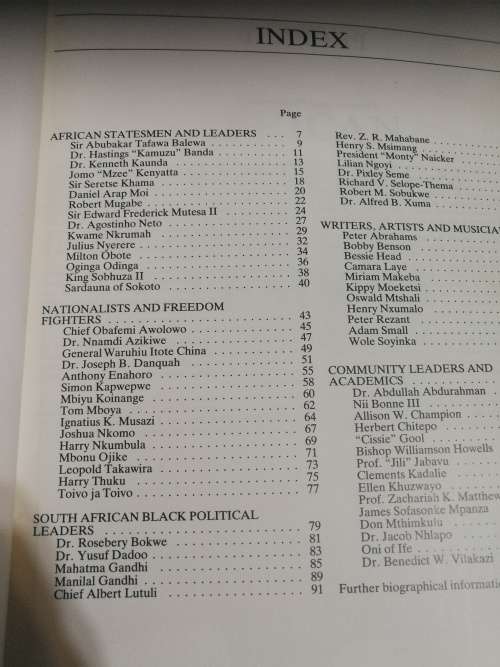 PROFILES OF AFRICA A Drum Publication Volume III Editor in Chief J R A Bailey