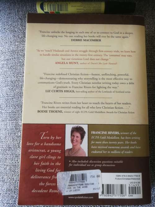 FRANCINE RIVERS  3 Books MARK of the LION SERIES Books 1 2 and 3 ( complete ) Includes A Voice in th