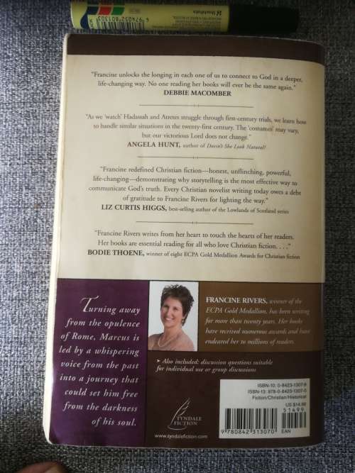 FRANCINE RIVERS  3 Books MARK of the LION SERIES Books 1 2 and 3 ( complete ) Includes A Voice in th