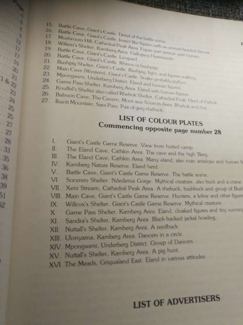 The DRAKENSBERG BUSHMEN and their ART With a Guide to the Painting Sites A R WILLCOX includes Errata