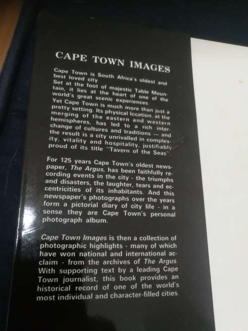 CAPE TOWN IMAGES A Collection of Photographic Highlights The Argus Les Hammond John Yeld history