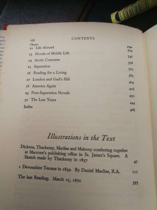 CHARLES DICKENS  1812 - 1870  UNA POPE HENNESSY Fourth Impression 1968 Hardcover
