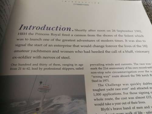NO GUTS NO GLORY The Dramatic Story of CHAY BLYTH`s British Steel Challenge  Yacht Race ( yachting )