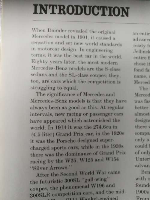 MAGNIFICENT MERCEDES The Complete History of the Marque GRAHAM ROBSON  including in Motorsport BENZ