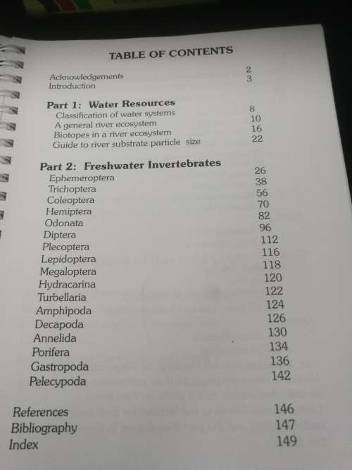 Aquatic Invertebrates Of South African Rivers - Field Guide By A Gerber and MJM Gabriel
