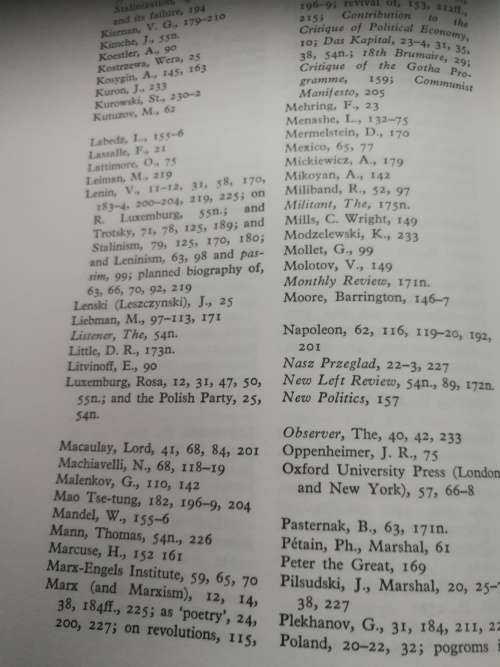 ISAAC DEUTSCHER The Man and his Work Edited by DAVID HOROWTCH   ( historian and Marxist 1971 )