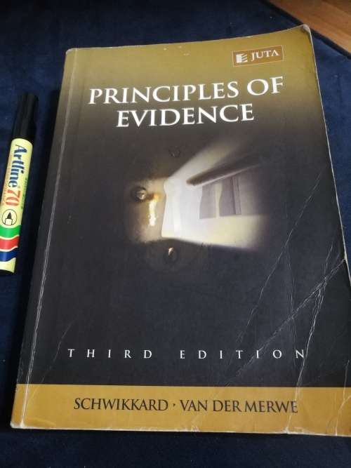 PRINCIPLES OF EVIDENCE SCHIKKARD VAN DER MERWE Third Edition Juta ( Law )