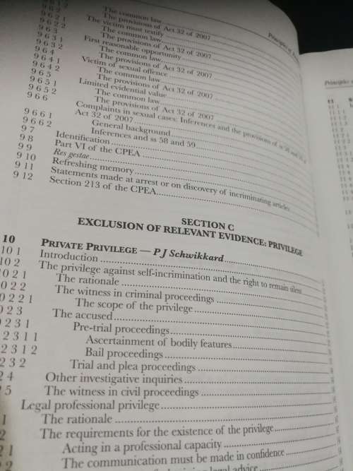 PRINCIPLES OF EVIDENCE SCHIKKARD VAN DER MERWE Third Edition Juta ( Law )