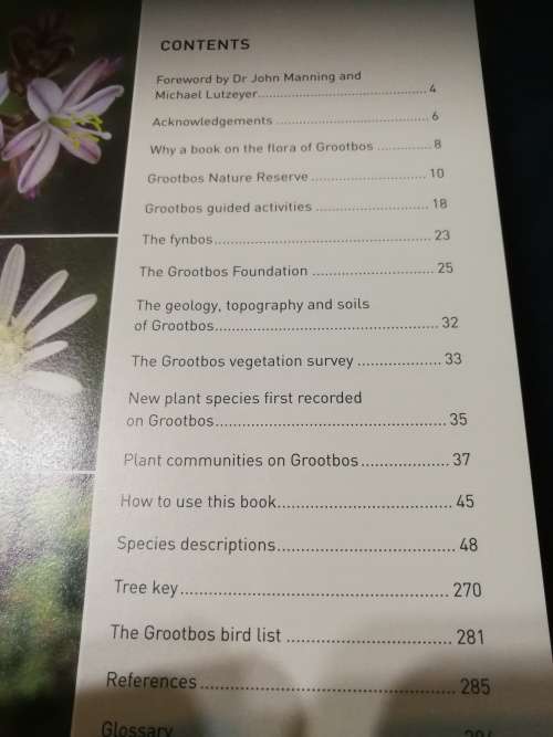 Field Guide to the Flora of GROOTBOS NATURE RESERVE  Sean Privett and Heiner Lutzeyer Southern Cape