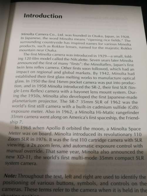 Minolta Classic Cameras  Maxxum 7000, 9000, 7000I, 8000I, Xd-11 & Srt  (Magic Lantern photography