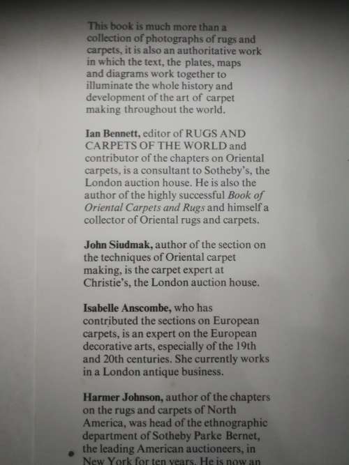 RUGS and CARPETS of the WORLD Edited by IAN BENNETT