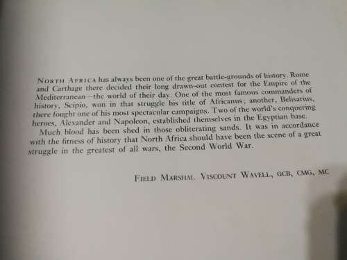THE DESERT WAR The North African Campaign 1940 - 1943 ALAN MOOREHEAD ( poor dust jacket )