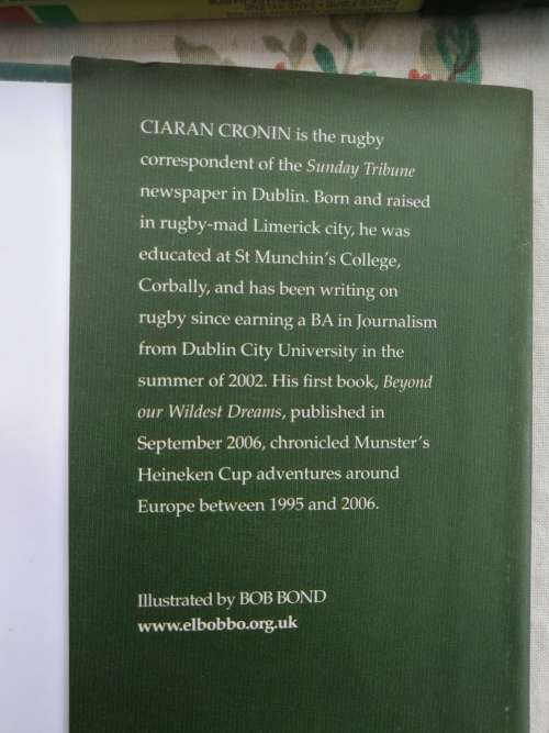 THE IRELAND RUGBY MISCELLANY by CIARAN CRONIN with Foreword by WILLIE JOHN McBRIDE Irish