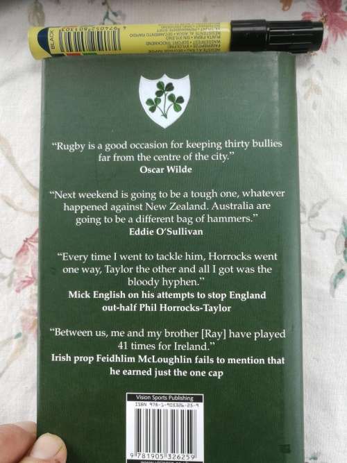THE IRELAND RUGBY MISCELLANY by CIARAN CRONIN with Foreword by WILLIE JOHN McBRIDE Irish