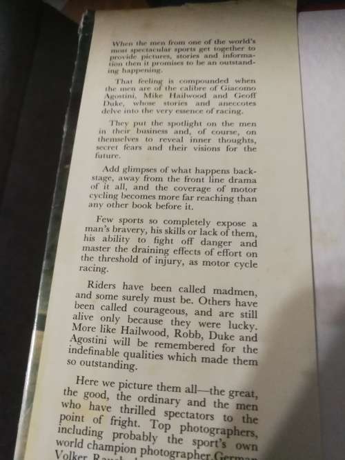 2 Books INTERNATIONAL MOTOR CYCLE RACING BOOK no 1 plus no 2 TED MACCAULEY ( motorcycle  1971