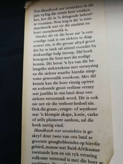MONNIG EN VELDMAN HANDBOEK OOR VEE-SIEKTES  VEESIEKTES