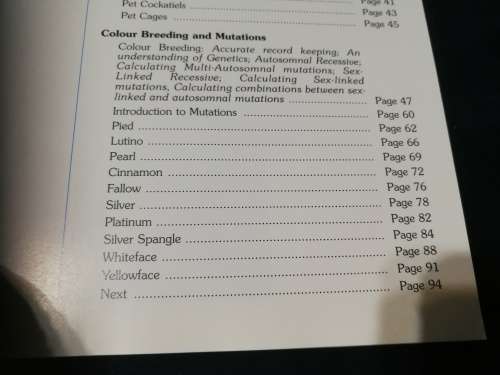 A GUIDE TO COCKATIELS AND THEIR MUTATIONS THEIR MANAGEMENT CARE and BREEDING Parrots PEGGY CROSS