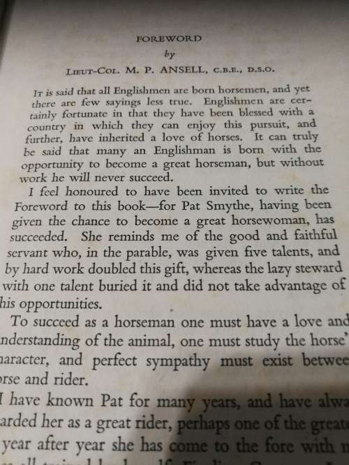 PAT SMYTHE`S STORY JUMP FOR JOY PAT SMYTHE ( Horse Riding Showjumping )