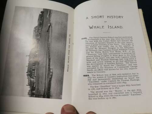 A SHORT HISTORY of WHALE ISLAND from information supplied by Past and President Offices and Men 1908