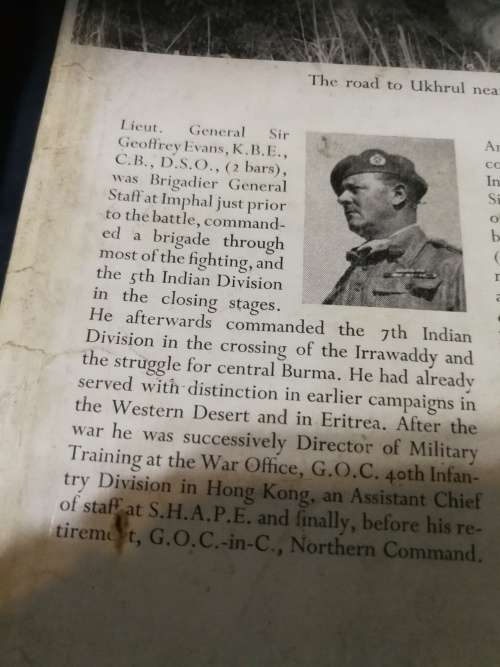 IMPHAL A Flower on Lofty Heights Lieutenant-General SIR GEOFFREY EVANS and ANTONY BRETT-JAMES