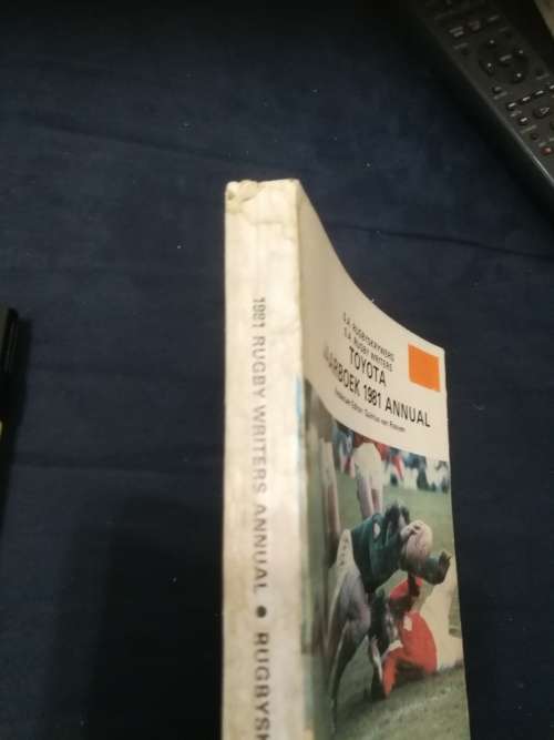 S A RUGBY WRITERS Toyota JAARBOEK 1981 Annual QUINTUS van ROOYEN