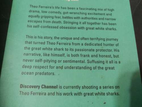 SHARK MAN THEO FERREIRA My Obsession with the Great White Shark
