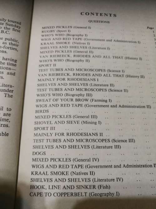 ERIC ROSENTHAL`S QUIZ BOOK  ( Quizz Quizzes general knowledge questions and answers  )