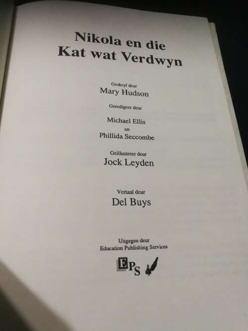 NIKOLA EN DIE KAT WAT VERDWYN geskryf deur MARY HUDSON