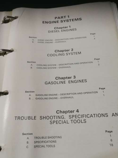 FORD TRACTOR REPAIR MANUAL SE3660  1977  for Ford 3 and 4 Cylinder Agricultural tractors